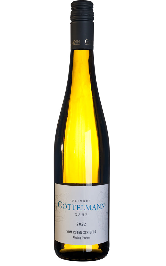 Göttelmann 2022 Red Slate Riesling dry white wine