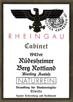 Kloster Eberbach 1943 Rüdesheimer Berg Rottland Riesling Auslese (0,7l)