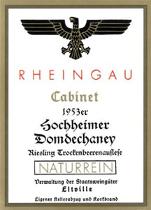 Kloster Eberbach 1953 Hochheimer Domdechaney Riesling Trockenbeerenauslese (0,7l)